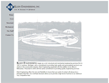 Tablet Screenshot of kleinengineering.net